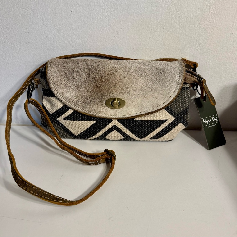 Myra Bag Grey Clandestine Small Crossbody Bag